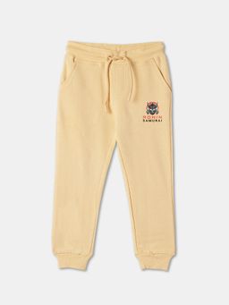 R&B - Boys Beige Cotton Joggers