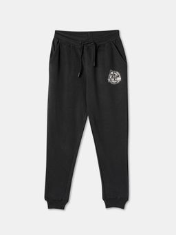 R&B - Boys Black Cotton Joggers