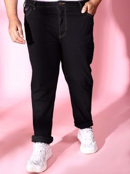 Hardsoda - Men Navy Blue Solid/Plain Jeans