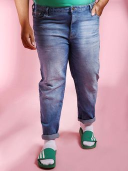 Hardsoda - Men Blue Solid/Plain Jeans