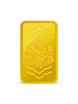 Kundan - 8 gm 24kt (999.9) Ganesha Gold Bar