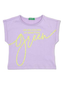 United Colors of Benetton - Girls Purple Printed Top