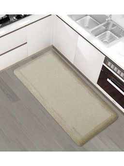 OBSESSIONS - Beige Stain & Water Resistant Non-Slip PU Kitchen Mat