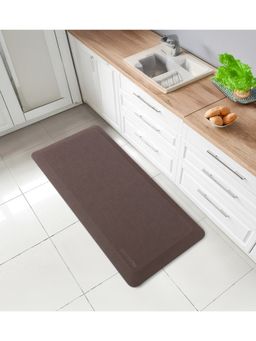 OBSESSIONS - Dark Brown Stain & Water Resistant Non-Slip PU Kitchen Mat