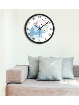 Olive Tree - White Plastic Wall Clock
