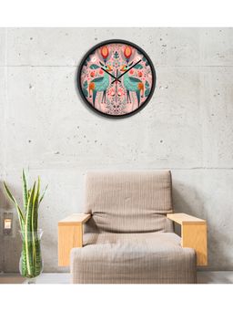 Olive Tree - Peach Plastic Wall Clock