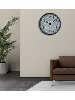 Olive Tree - Grey Plastic Wall Clock