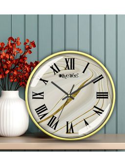 Olive Tree - Grey Plastic Wall Clock