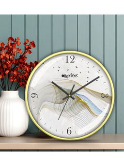 Olive Tree - Grey Plastic Wall Clock