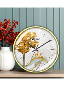 Olive Tree - Multi-Color Plastic Wall Clock