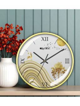 Olive Tree - Grey Plastic Wall Clock