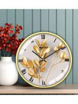 Olive Tree - Grey Plastic Wall Clock