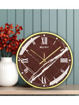 Olive Tree - Brown Plastic Wall Clock