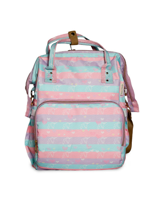 Haus & Kinder Art on Canvas - Chic Multi-Function, Fashion and Durable Diaper Bag - Unicorn