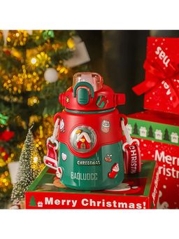 Little Surprise Box - Diy Red Deer Stainless Steel Christmas Water Bottle for Kids-850Ml