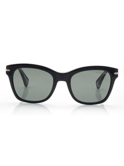 Shisen Fox - Women Arias Feza Acetate Green Square Uv Coating Full Rim Sunglass-Asg13 (52)