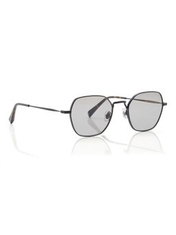 Shisen Fox - Unisex Arias Tokyo Steel Grey Rectangle Uv Coating Full Rim Sunglass-Asg32 (51)