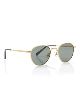 Shisen Fox - Unisex Arias Tora Steel Grey Irregular Uv Coating Full Rim Sunglass-Asg37 (50)