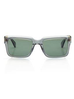 Shisen Fox - Unisex Arias Kokoro Acetate Green Rectangle Uv Coating Full Rim Sunglass-Asg44 (53)