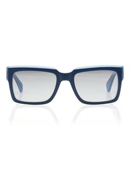Shisen Fox - Unisex Arias Kokoro Acetate Blue Rectangle Uv Coating Full Rim Sunglass-Asg47 (53)