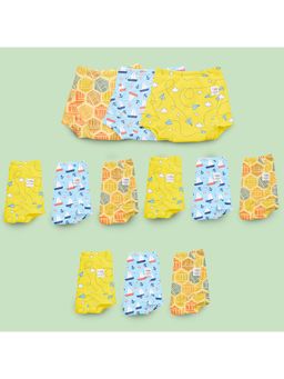 Superbottoms - Explorer Cotton Printed Padded Underwears (Pack of 12)