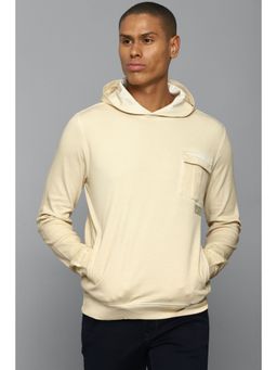 Allen Solly - Mens Solid Yellow Sweatshirt