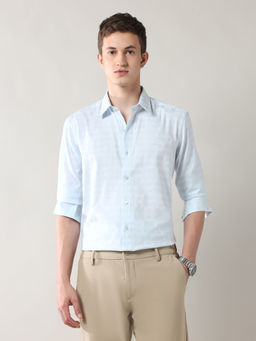 Arrow Newyork - Blue Men's Manhattan Slim Fit Dobby Shirt