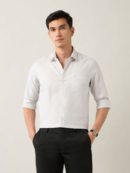 Arrow - White Men's Pure Slim Fit Cotton Auto Press Shirt