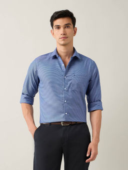 Arrow - Blue Men's Liberty Regular Fit Auto Press Shirt