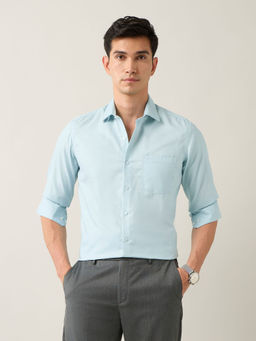 Arrow - Light Blue Men's Manhattan Slim Fit Auto Press Shirt