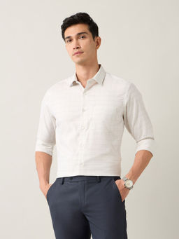 Arrow - Beige Men's Liberty Regular Fit Auto Press Shirt