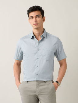 Arrow - Blue Men's Liberty Regular Fit Auto Press Shirt