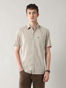 Arrow Sports - Beige Men's Regular Fit Shirt