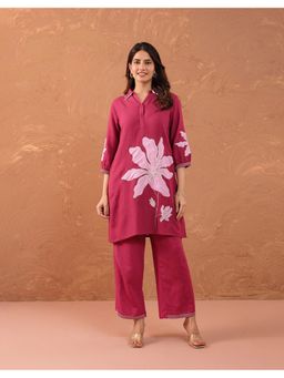 STUDIO MISRI - Pink Embroidered Co-ord Set