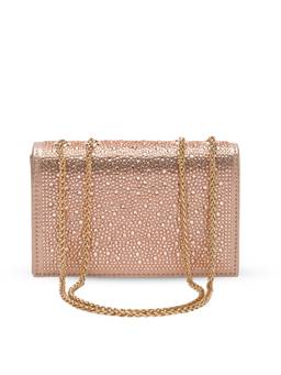 Lino Perros - Texas Aurelia Rose Gold Sling Bag with Detachable Strap