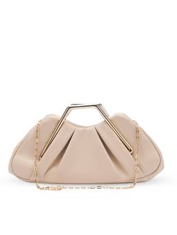 Lino Perros - Texas Valencia Beige Handbag with Detachable Strap