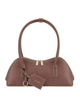 Lino Perros - Ella Arcadia Coffee Shoulder Bag