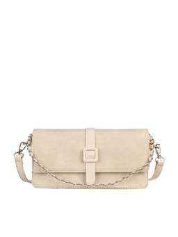 Lino Perros - Ella Vale Beige Shoulder Bag with Detachable Strap