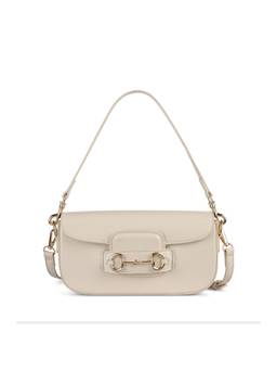 Lino Perros - Texas Elan Off-White Shoulder Bag with Detachable Strap