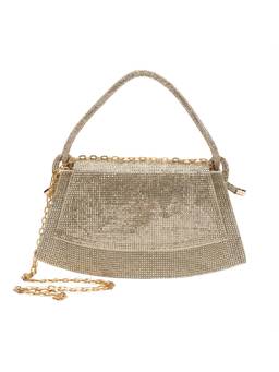 Lino Perros - Texas Grace Gold Shoulder Bag with Detachable Strap