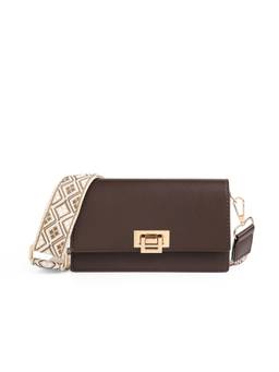 Lino Perros - Ella Lyla Coffee Sling Bag with Detachable Strap