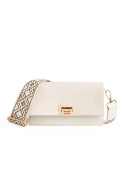 Lino Perros - Ella Lyla White Sling Bag with Detachable Strap