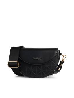 Lino Perros - Ella Luna Black Sling Bag with Detachable Strap