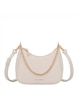 Lino Perros - Ella Arden Beige Sling Bag with Detachable Strap