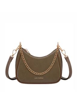 Lino Perros - Ella Arden Olive Sling Bag with Detachable Strap