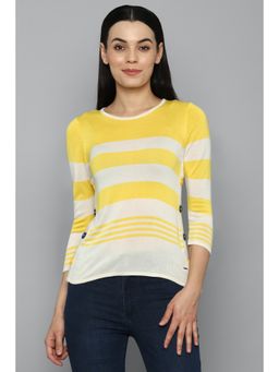 Allen Solly - Stripes Yellow Top