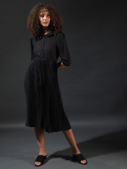PINACOLADA - Black Women Solid Stylish Casual Dresses