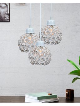 Homesake - 3-Lights Round Cluster Chandelier Half Globe