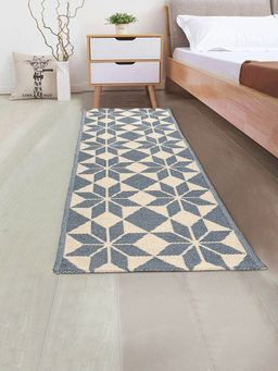 Saral Home - Blue Cotton Handwoven Rugs - 50 x 180 cm