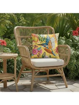 CASA INDIA - Kingfisher'S Citrus Garden Cushion Cover (16x16 Inches)